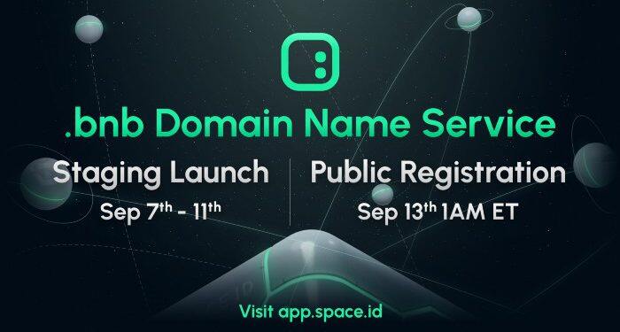 SPACEID宣布.bnb域名将于9/13启动公开注册(附小白注册教程)-第1张图片-腾赚网
