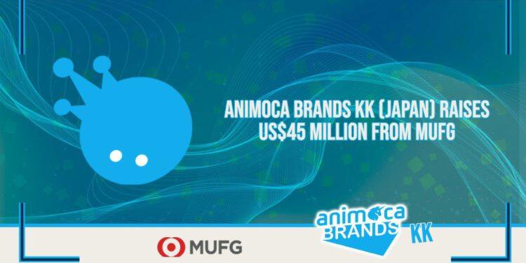 三菱日联共同领投！Animoca Brands Japan完成4500万美元融资-第1张图片-币安app下载
