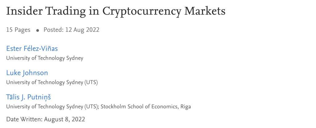 悉尼科技大学报告：Coinbase有10-25%代币上架恐存在内线交易-第2张图片-币安app下载