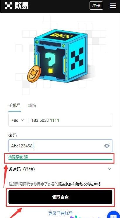欧易app怎么注册登录，okex最新官网地址注册流程-第3张图片-币安app下载