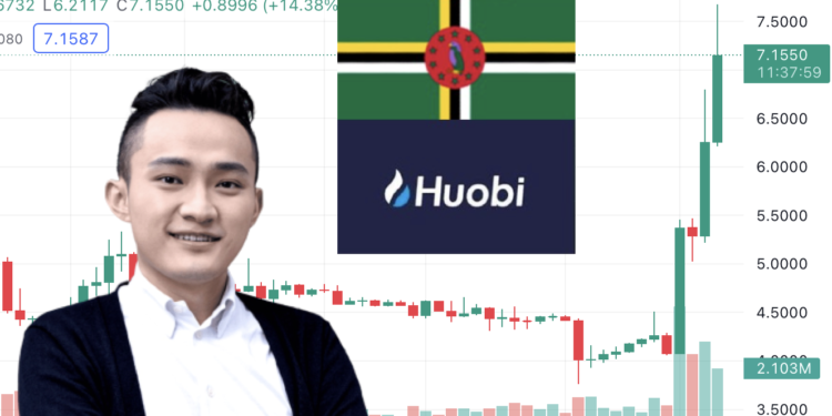 HT四天涨超80%！波场成多米尼克国家区块链 孙宇晨提议火币总部搬过去-第1张图片-币安app官方下载最新版