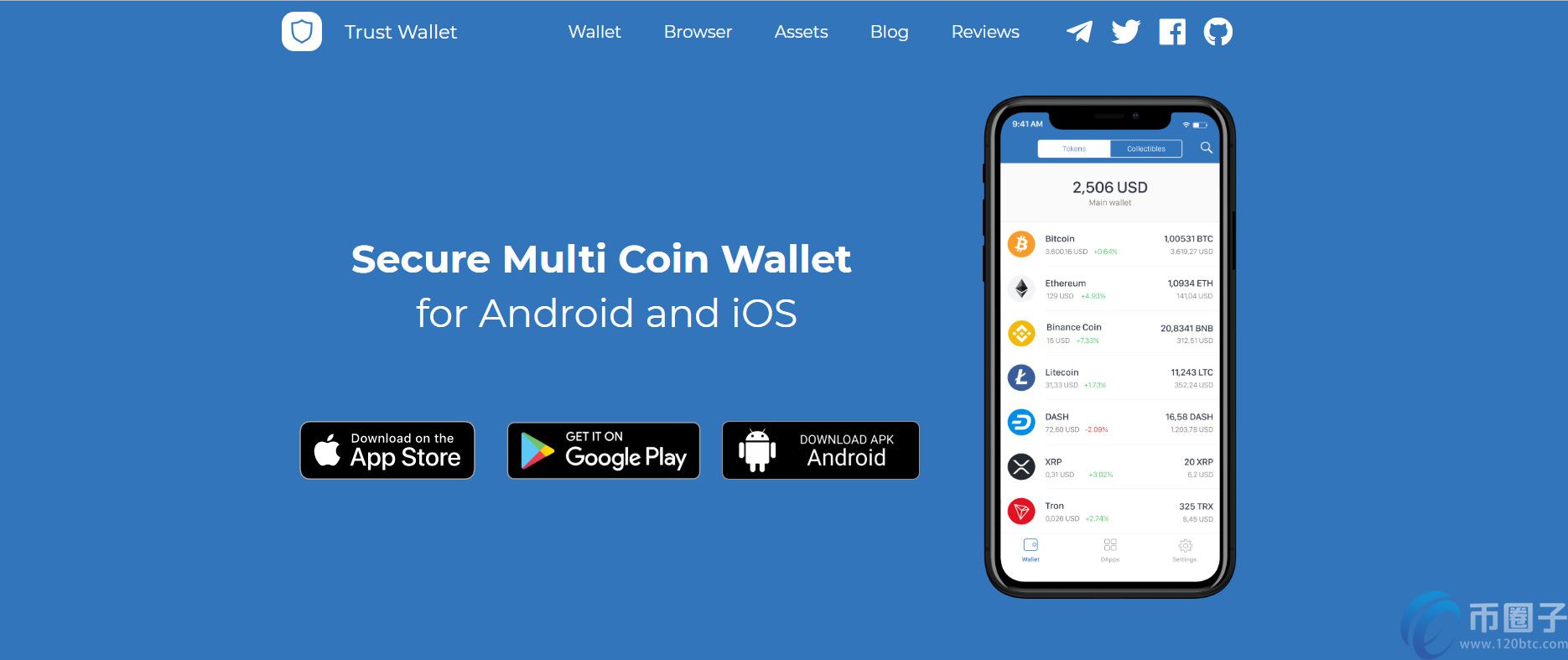 如何在Trust Wallet上创建ONT钱包？