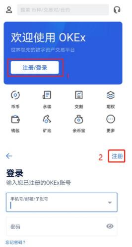 如何注册OKEx 欧意OKEx官网注册教程2022-第2张图片-币安app下载