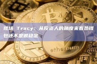 现场 Tracy：从投资人的角度来看热钱包还不是很稳定