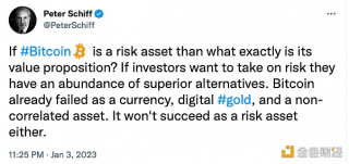 Ptr Schiff：比特币作为一种风险资产不会成功