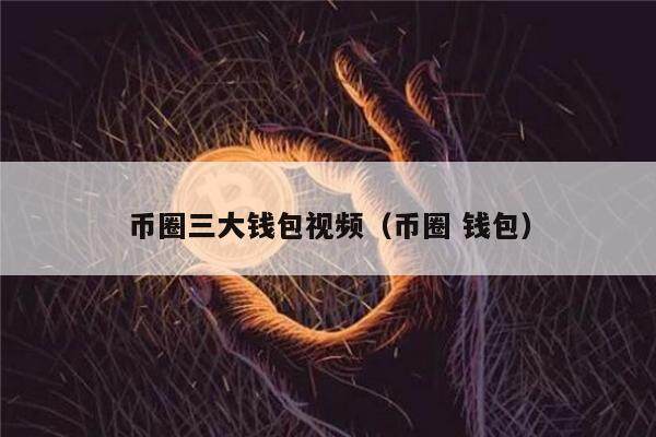 币圈三大钱包视频（币圈 钱包）-第1张图片-币安app官方下载最新版