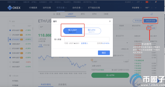 ok币币杠杆怎么玩？ok币币杠杆交易教程图解-第5张图片-币安app下载