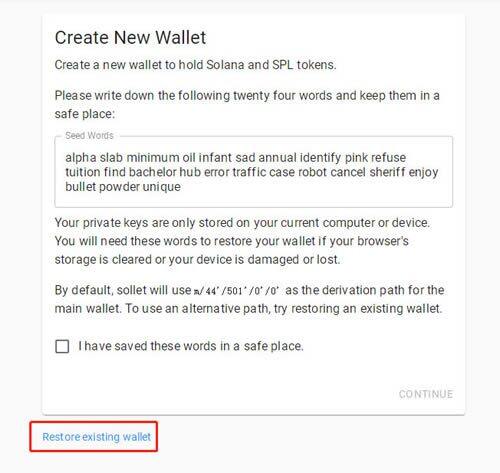 Solana钱包(sollet.io)使用教程-第7张图片-币安app下载