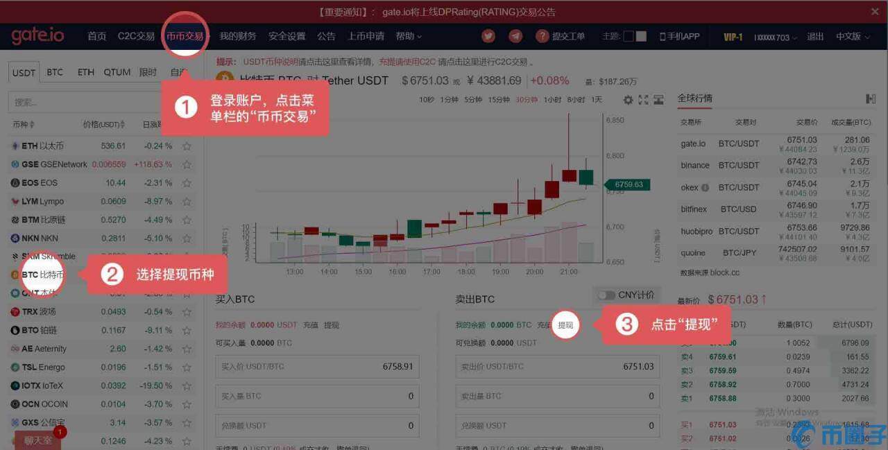 gate.io交易平台怎么提现？gate的提币地址在哪里-第3张图片-币安app下载