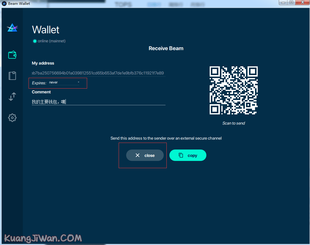 BEAM Wallet怎么使用？BEAM钱包使用图文教程-第9张图片-币安app下载