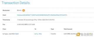 数据：5,057枚BTC从Bybit转移到未知钱包_ok交易所