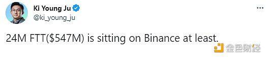 数据：目前至少有2400万个FTT在Binance-第1张图片-币安app官方下载最新版
