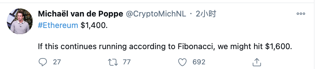 ETH突破1420美元，刷新2018年1月创下的历史记录-第1张图片-币安app下载