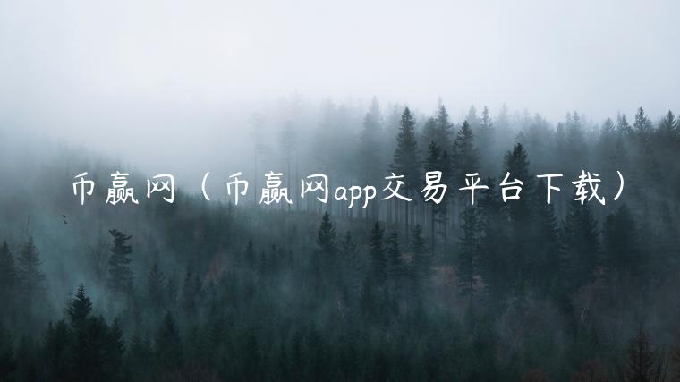 币赢网（币赢网app交易平台下载）-第1张图片-币安app下载