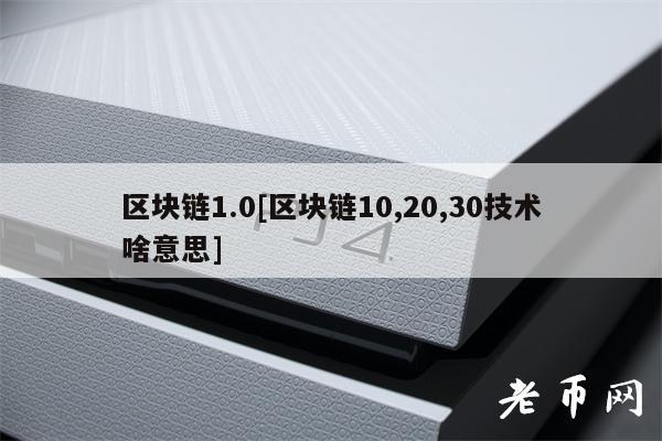 区块链1.0[区块链10,20,30技术啥意思]-第1张图片-币安app下载