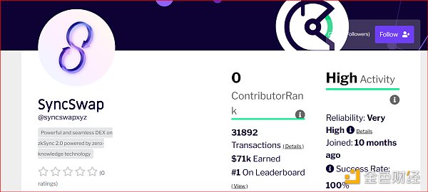 每周热搜 |「SyncSwap」登顶  「Cosmos」热度攀升-第1张图片-币安app下载