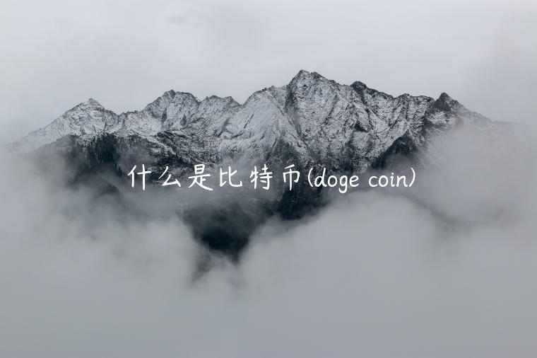 什么是比特币 - dog coin-第1张图片-币安app下载
