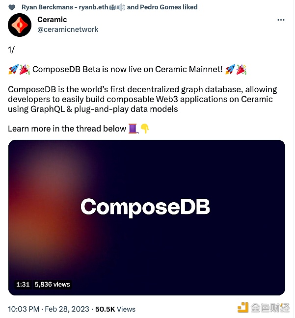 ComposeDB Beta版将部署在Ceramic主网-第1张图片-币安app下载