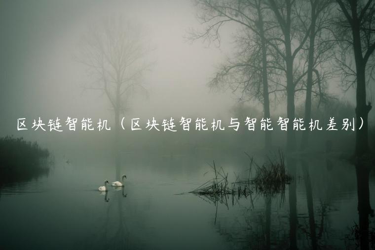 区块链智能机（区块链智能机与智能智能机差别）-第1张图片-币安app下载