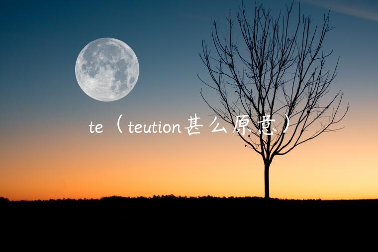 t（tution甚么原意）-第1张图片-币安app下载