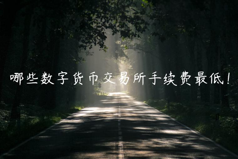 哪些数字货币交易所手续费最低！-第1张图片-币安app下载