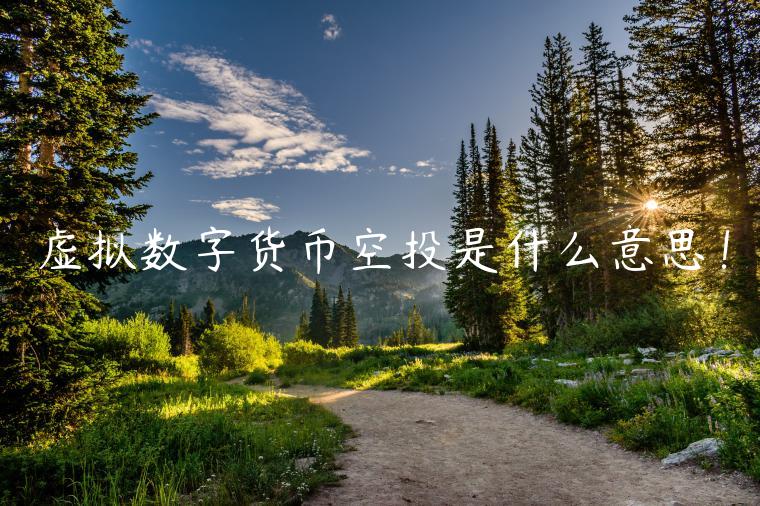 虚拟数字货币空投是什么意思！-第1张图片-币安app下载