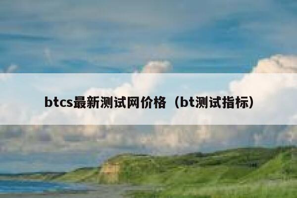 btcs最新测试网价格（bt测试指标）-第1张图片-币安app下载