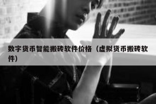 数字货币智能搬砖软件价格（虚拟货币搬砖软件）