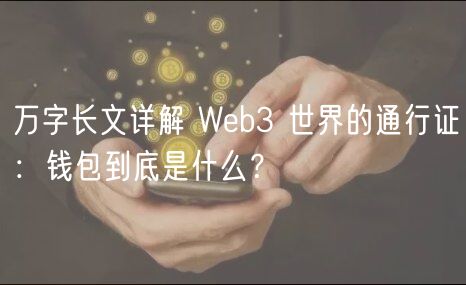 万字长文详解 Web3 世界的通行证：钱包到底是什么？-第1张图片-币安app官方下载最新版
