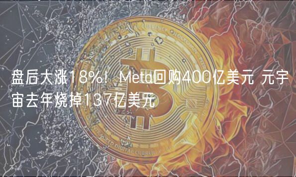 盘后大涨18%！Meta回购400亿美元 元宇宙去年烧掉137亿美元-第1张图片-币安app下载