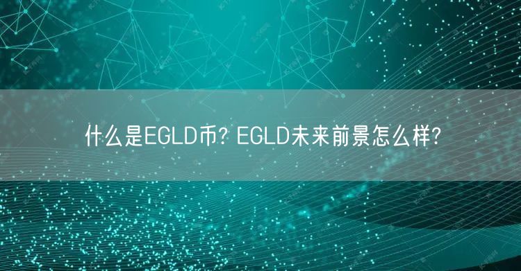 什么是EGLD币? EGLD未来前景怎么样?-第1张图片-币安app下载