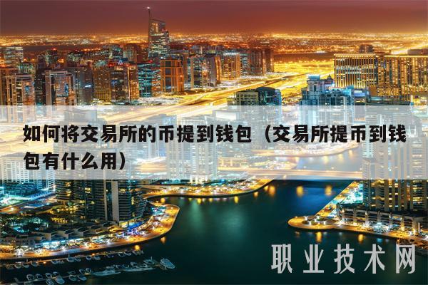 如何将交易所的币提到钱包（交易所提币到钱包有什么用-第1张图片-币安app下载