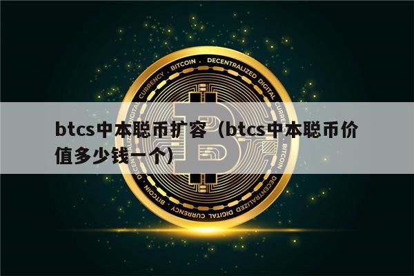 btcs中本聪币扩容（btcs中本聪币价值多少钱一个）-第1张图片-币安app下载