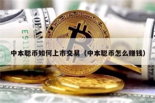 中本聪币如何上市交易（中本聪币怎么赚钱）