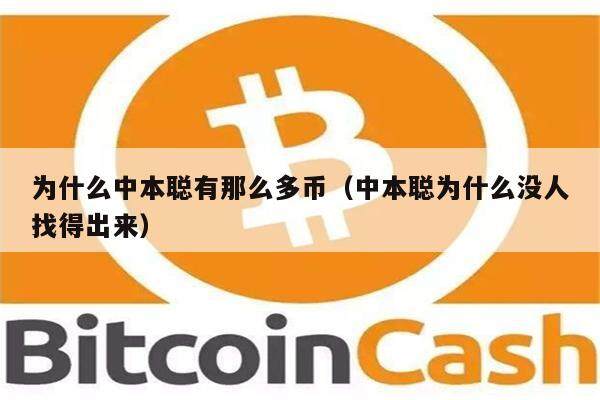 为什么中本聪有那么多币（中本聪为什么没人找得出来）-第1张图片-币安app下载