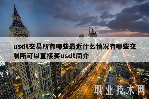 usdt交易所有哪些最近什么情况有哪些交易所可以直接买usdt简介-第1张图片-币安app下载