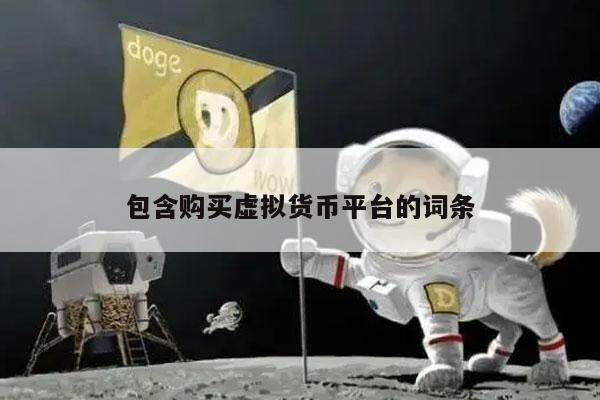 包含购买虚拟货币平台的词条-第1张图片-币安app下载