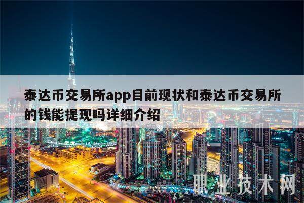 泰达币交易所app目前现状和泰达币交易所的钱能提现吗详细介绍-第1张图片-币安app下载