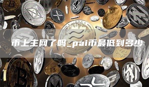 π币上主网了吗_pai币最低到多少