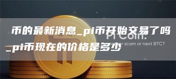 π币的最新消息_pi币开始交易了吗_pi币现在的价格是多少
