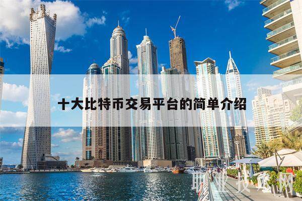 十大比特币交易平台的简单介绍-第1张图片-币安app下载