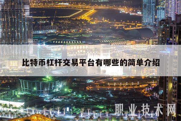 比特币杠杆交易平台有哪些的简单介绍-第1张图片-币安app下载