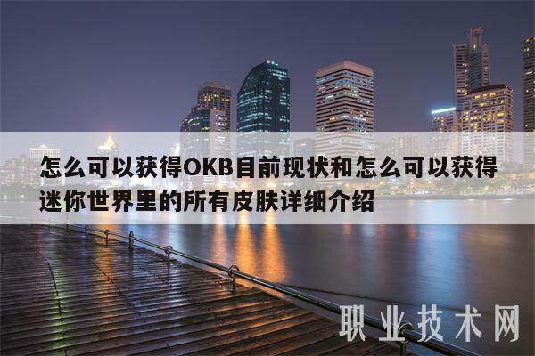 怎么可以获得OKB目前现状和怎么可以获得迷你世界里的所有皮肤详细介绍-第1张图片-币安app下载