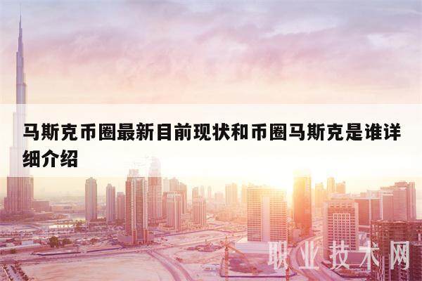 马斯克币圈最新目前现状和币圈马斯克是谁详细介绍-第1张图片-币安app下载