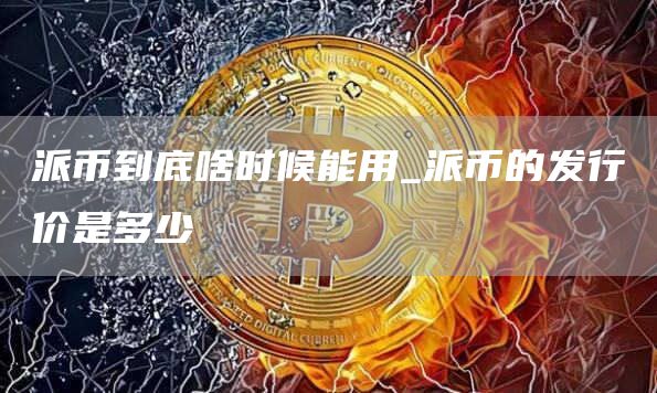 派币到底啥时候能用_派币的发行价是多少
