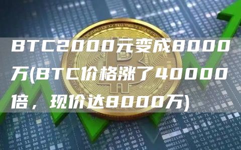 BTC2000元变成8000万 - BTC价格涨了40000倍，现价达8000万