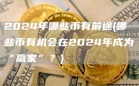 2024年哪些币有前途 - 哪些币有机会在2024年成为“赢家”？