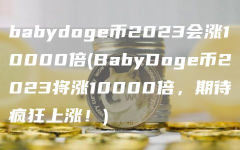 babydoge币2023会涨10000倍 - BabyDoge币2023将涨10000倍，期待疯狂上涨！