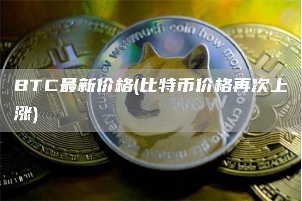 BTC最新价格 - 比特币价格再次上涨