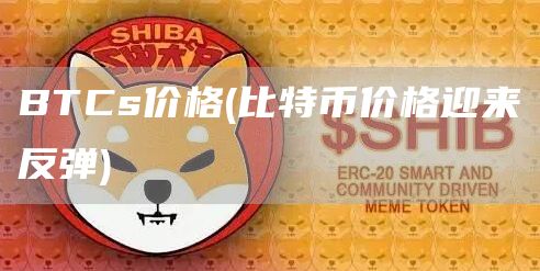 BTCs价格 - 比特币价格迎来反弹